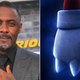 A composite image of Idris Elba alongside an image of Knuckles' spiked fist.